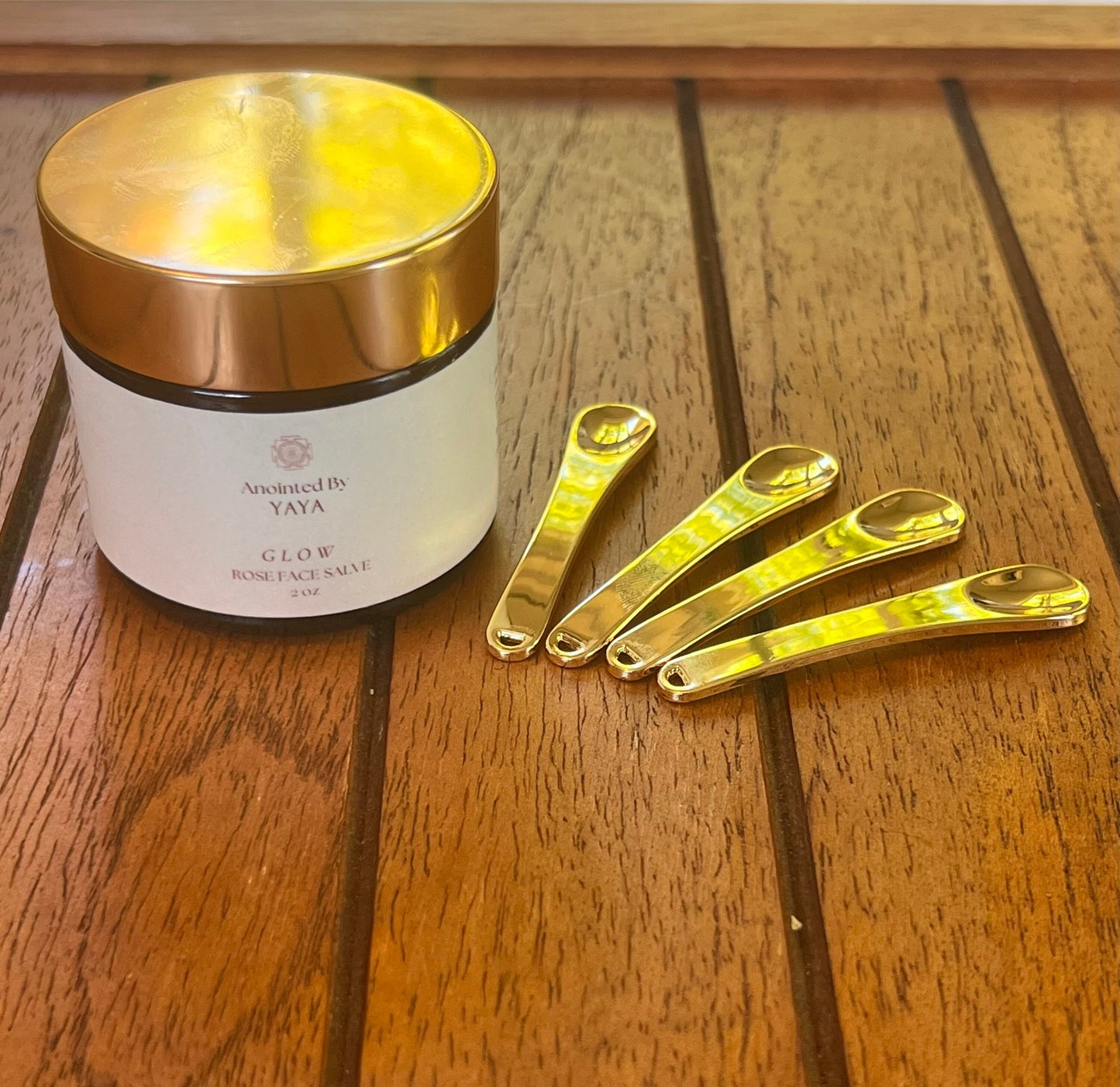 Gold Cosmetic Spatula
